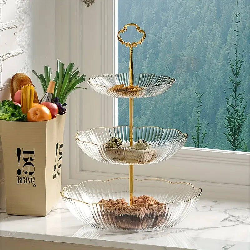 Organisateur de Fruits à 3 Niveaux | Design Élégant et Pratique pour Cuisine