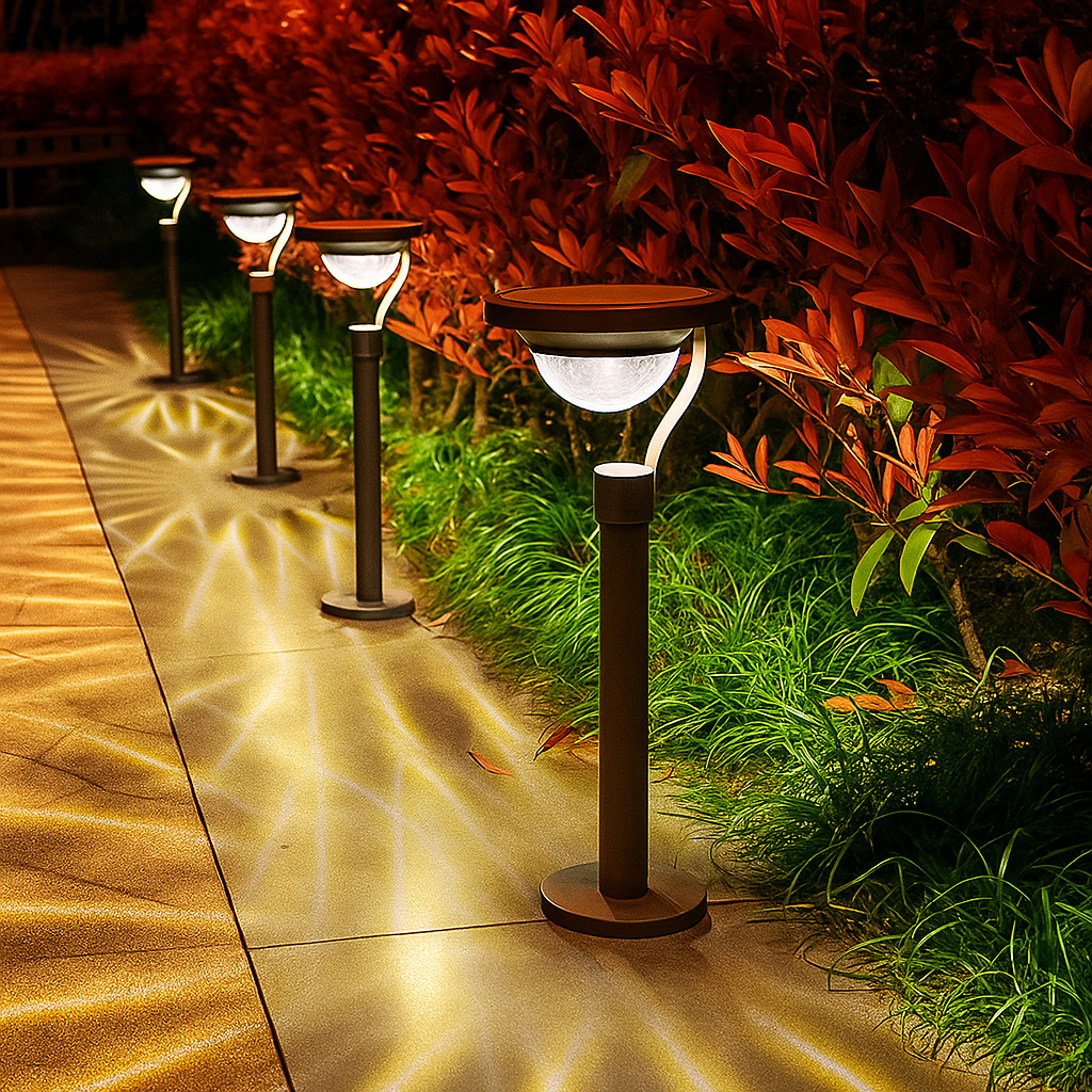 Éclairage Solaire pour Chemins de Jardin | Design Élégant et Écologique