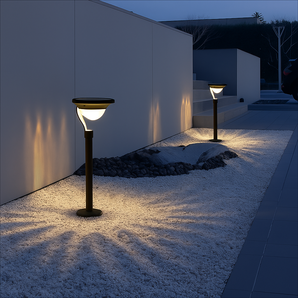 Éclairage Solaire pour Chemins de Jardin | Design Élégant et Écologique