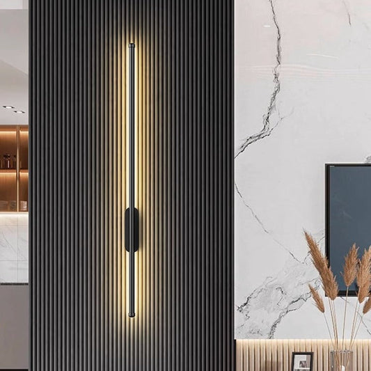 Applique Murale Linéaire Minimaliste | Élégance Contemporaine et Chaleur Ambiante