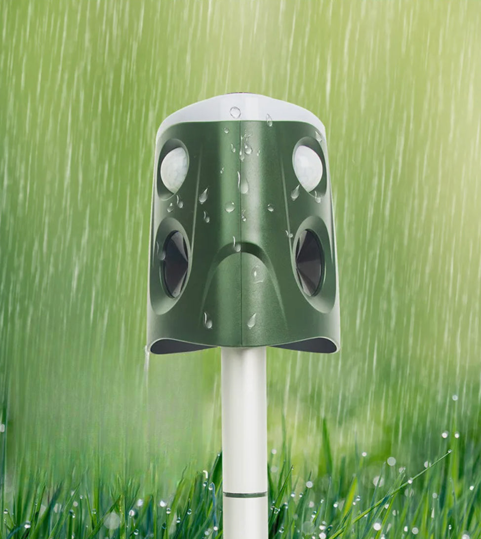 Répulsif Ultrasonique Solaire pour Jardin | Protection Écologique et Efficace