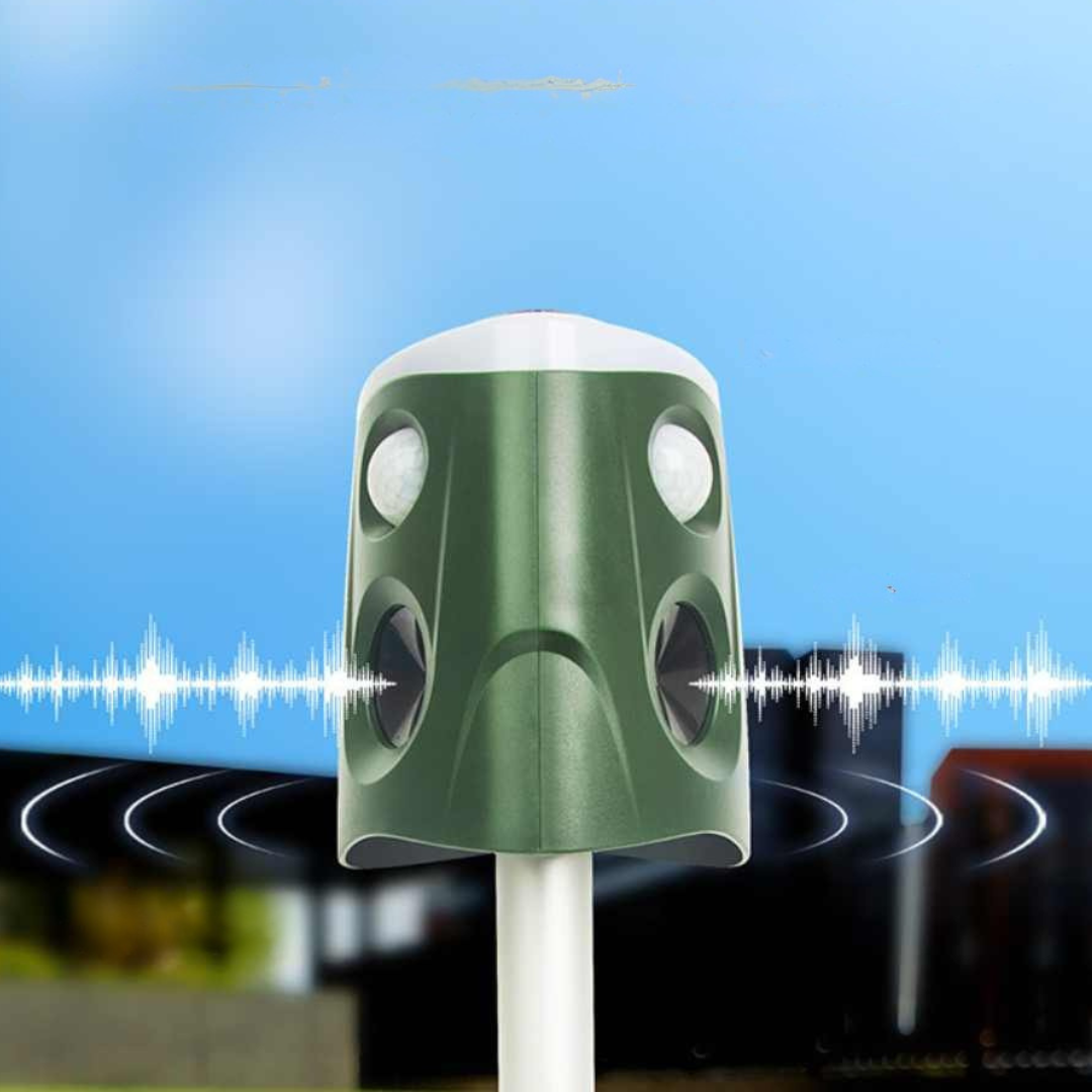 Répulsif Ultrasonique Solaire pour Jardin | Protection Écologique et Efficace