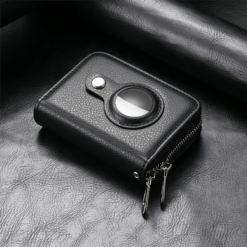 Portefeuille en Cuir RFID avec AirTag | Sécurité et Style Compact