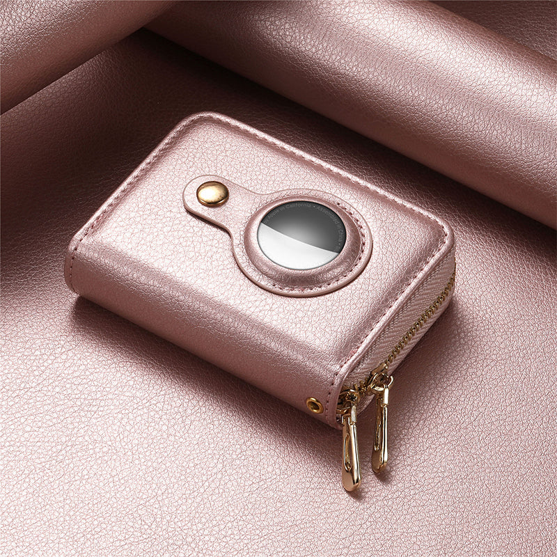 Portefeuille en Cuir RFID avec AirTag | Sécurité et Style Compact