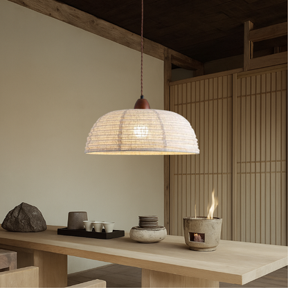 Lampe Suspendue en Tissu Scandinave | Ambiance Chaleureuse et Contemporaine