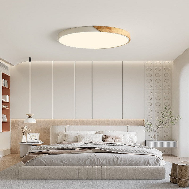 Lampe de Plafond en Bois Nordique | Design Élégant et Contemporain