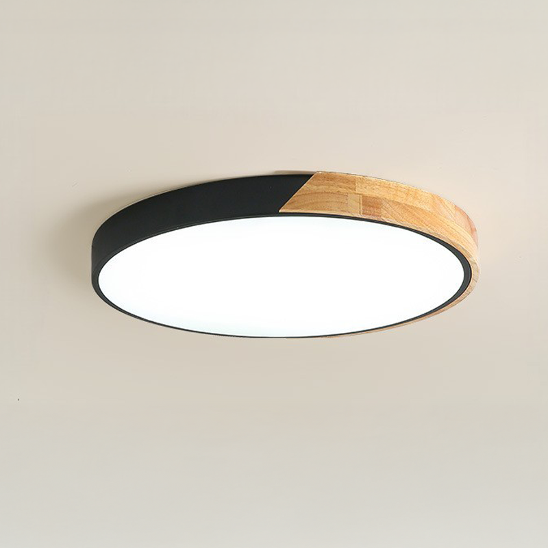 Lampe de Plafond en Bois Nordique | Design Élégant et Contemporain