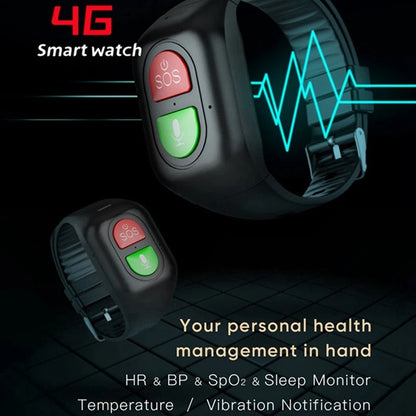 Montre GPS 4G pour Seniors | Suivi de Sécurité et Santé