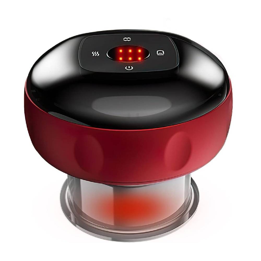 Machine de Thérapie par Ventouses Électrique | Aspiration Dynamique et Chauffage Rouge