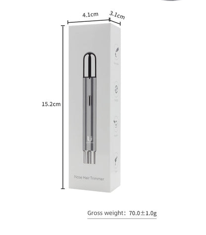Tondeuse à Poils de Nez Rechargeable | Lames de Précision et Design Compact