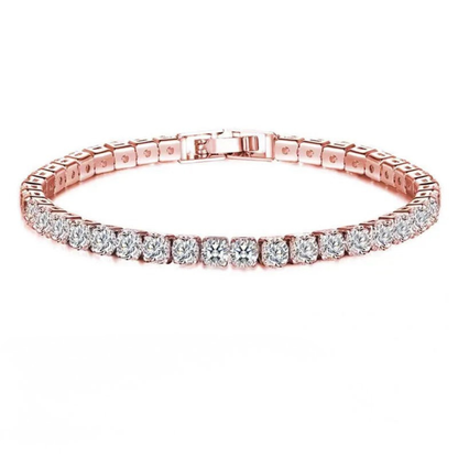 Bracelet de Tennis en Argent Sterling | Élégance Intemporelle avec Pierres Scintillantes