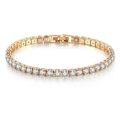 Bracelet de Tennis en Argent Sterling | Élégance Intemporelle avec Pierres Scintillantes