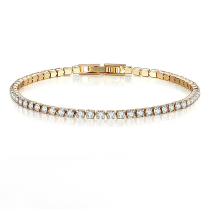 Bracelet de Tennis en Argent Sterling | Élégance Intemporelle avec Pierres Scintillantes