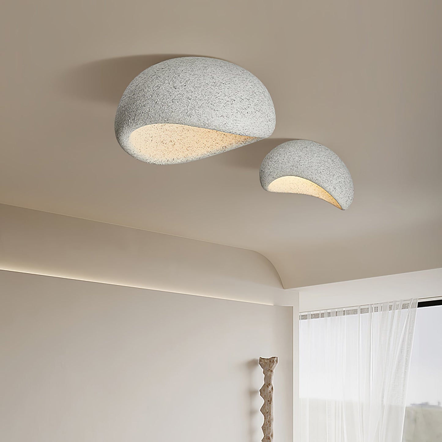 Lustre Plafonnier Nuage Élégant | Ambiance Chaleureuse et Design Artistique