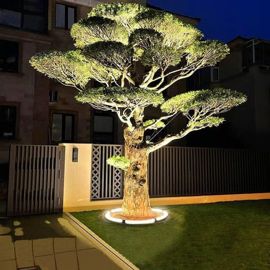 Projecteurs d'extérieur LED | Éclairage Chaud et Élégant pour Jardin