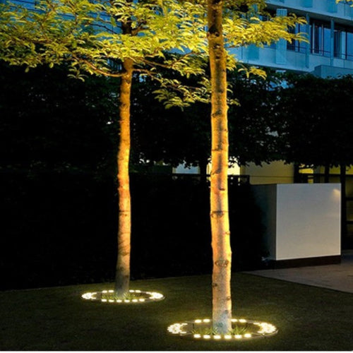 Projecteurs d'extérieur LED | Éclairage Chaud et Élégant pour Jardin