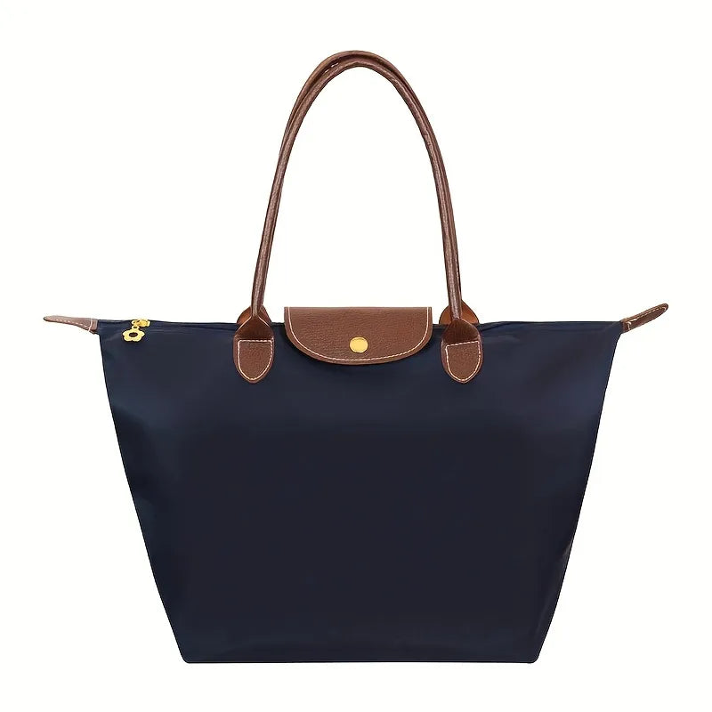 Sac à Main en Cuir PU | Élégant avec Accents Dorés et Rangement Pratique