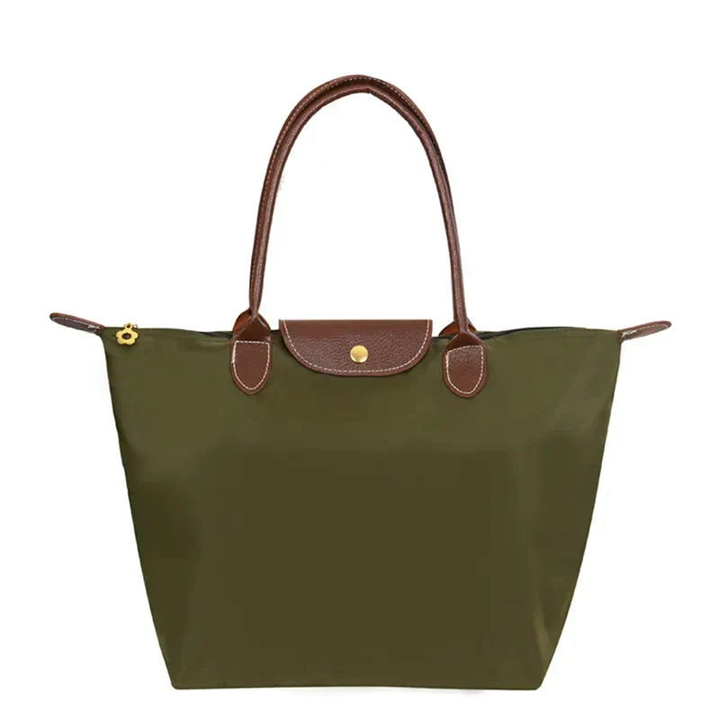 Sac à Main en Cuir PU | Élégant avec Accents Dorés et Rangement Pratique