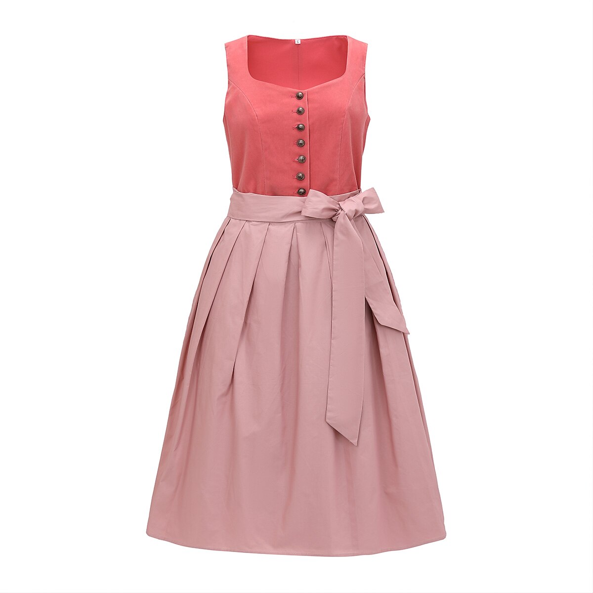 Robe Dirndl Élégante avec Tablier | Style Traditionnel pour Oktoberfest
