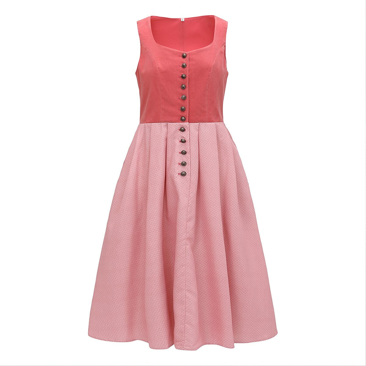 Robe Dirndl Élégante avec Tablier | Style Traditionnel pour Oktoberfest