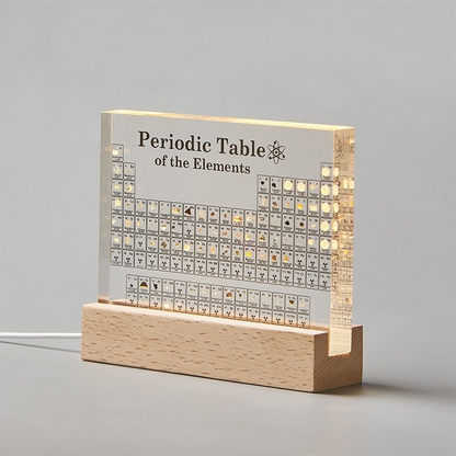 Tableau Périodique Éducatif | Affichage Acrylique pour Passionnés de Science
