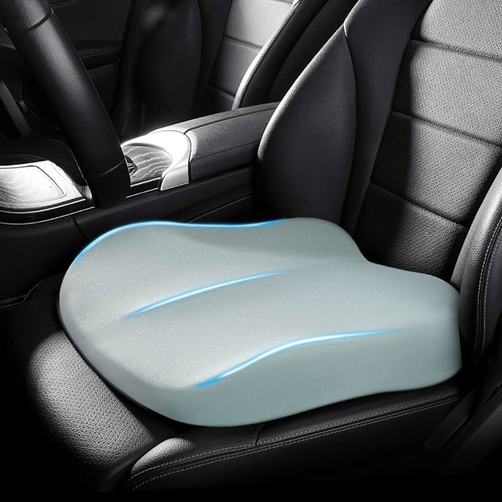 Coussin de Siège de Voiture Ergonomique | Confort et Visibilité Améliorés