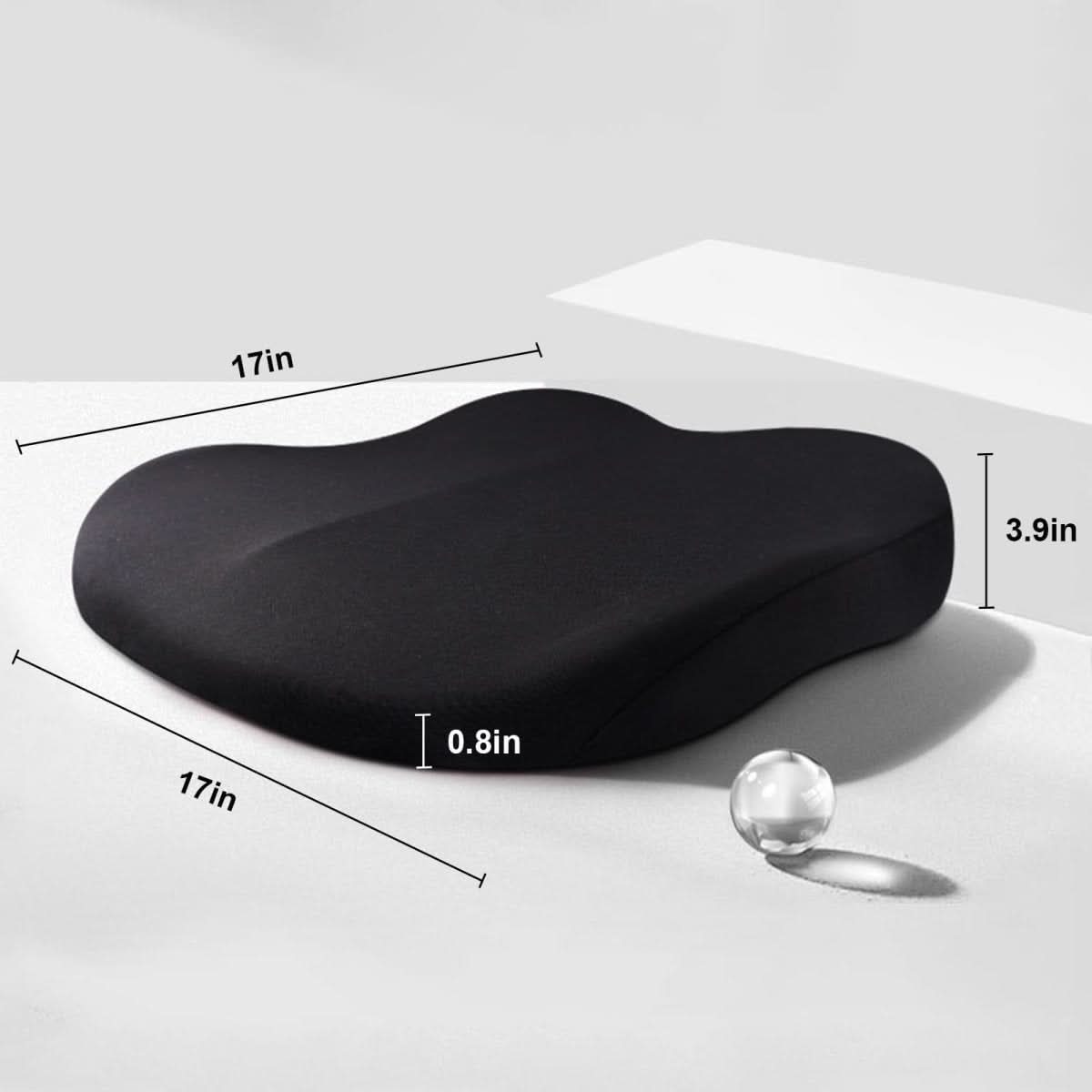 Coussin de Siège de Voiture Ergonomique | Confort et Visibilité Améliorés