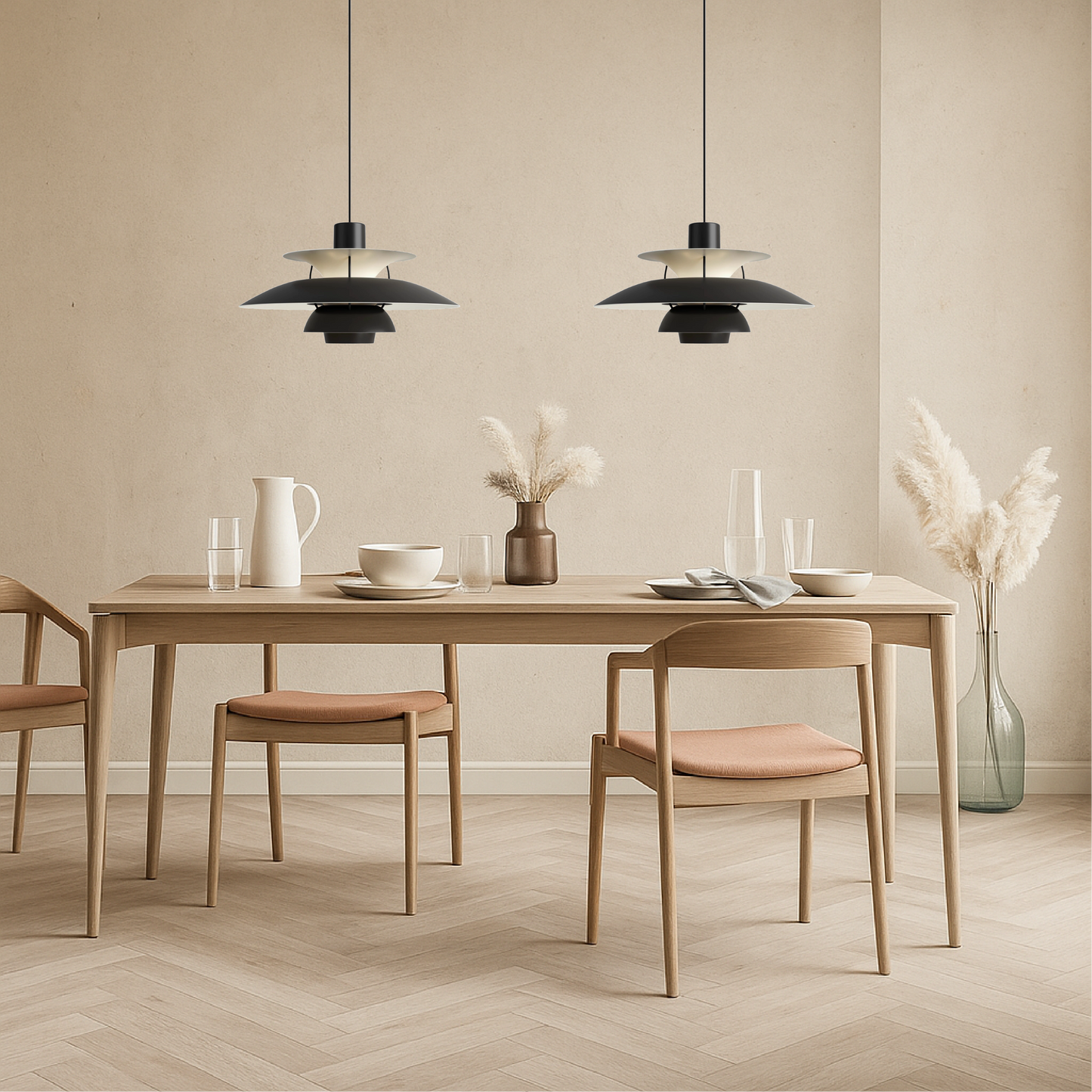 Lampe Pendante Danoise Moderne | Design Élégant et Ambiance Chaleureuse
