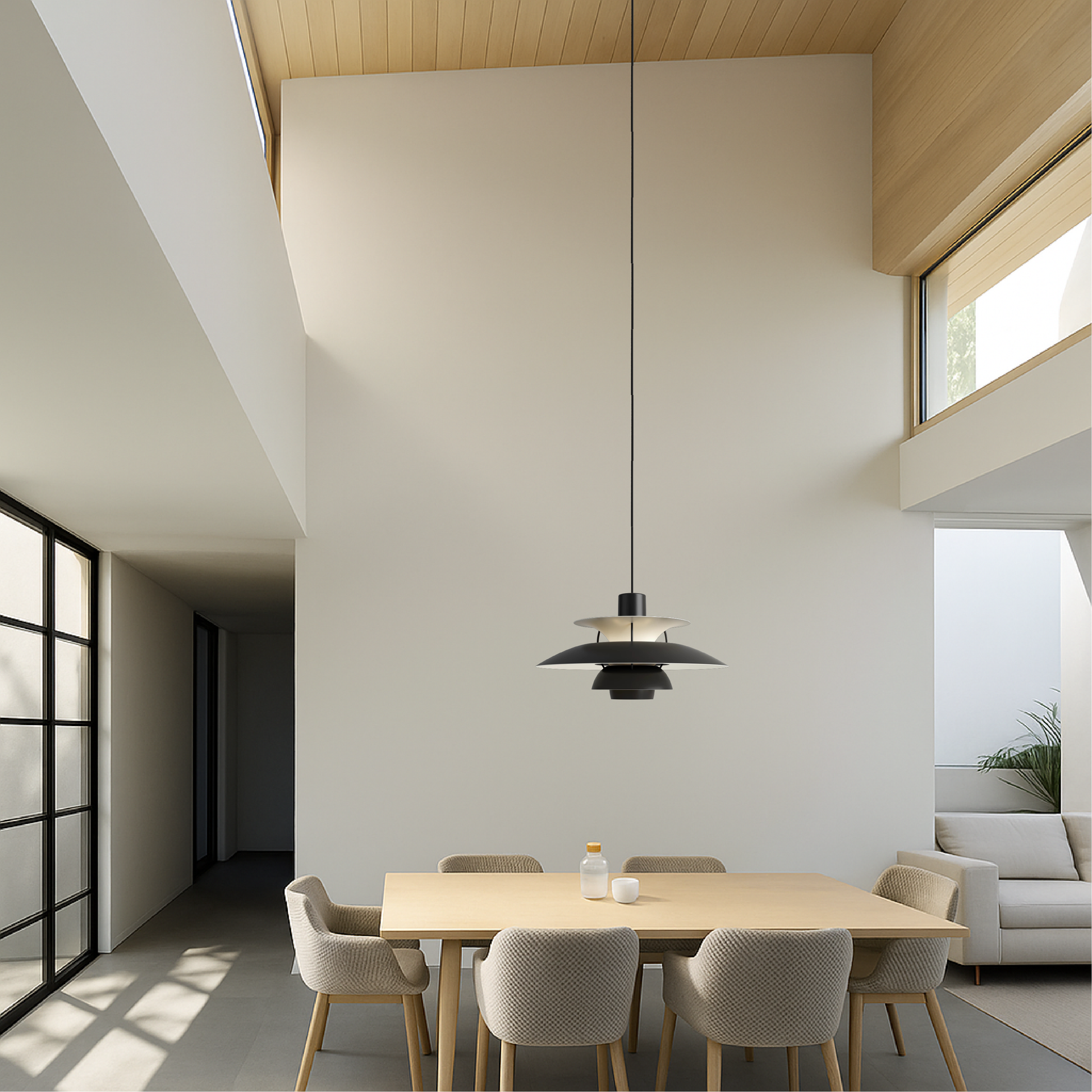 Lampe Pendante Danoise Moderne | Design Élégant et Ambiance Chaleureuse