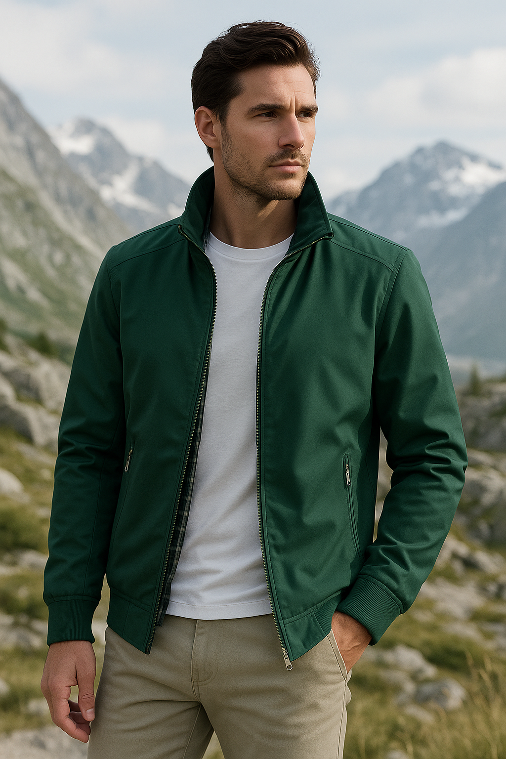 Veste d'été Coupe-Vent pour Hommes | Légère et Respirante pour Confort Optimal