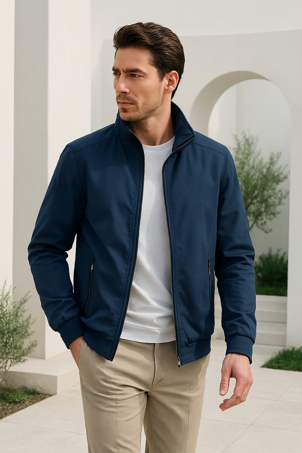 Veste d'été Coupe-Vent pour Hommes | Légère et Respirante pour Confort Optimal