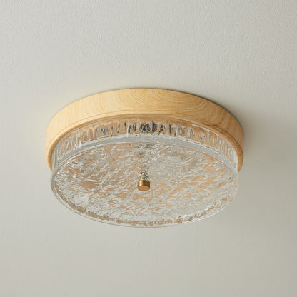 Plafonnier Design Moderne en Verre | Élégance Naturelle et Chaleur Intérieure