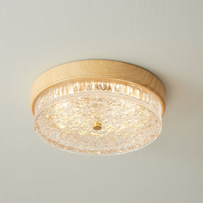 Plafonnier Design Moderne en Verre | Élégance Naturelle et Chaleur Intérieure