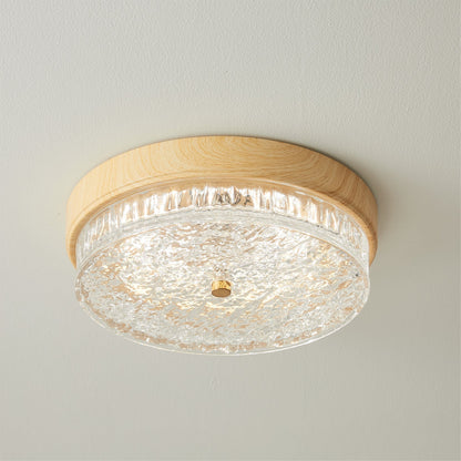 Plafonnier Design Moderne en Verre | Élégance Naturelle et Chaleur Intérieure