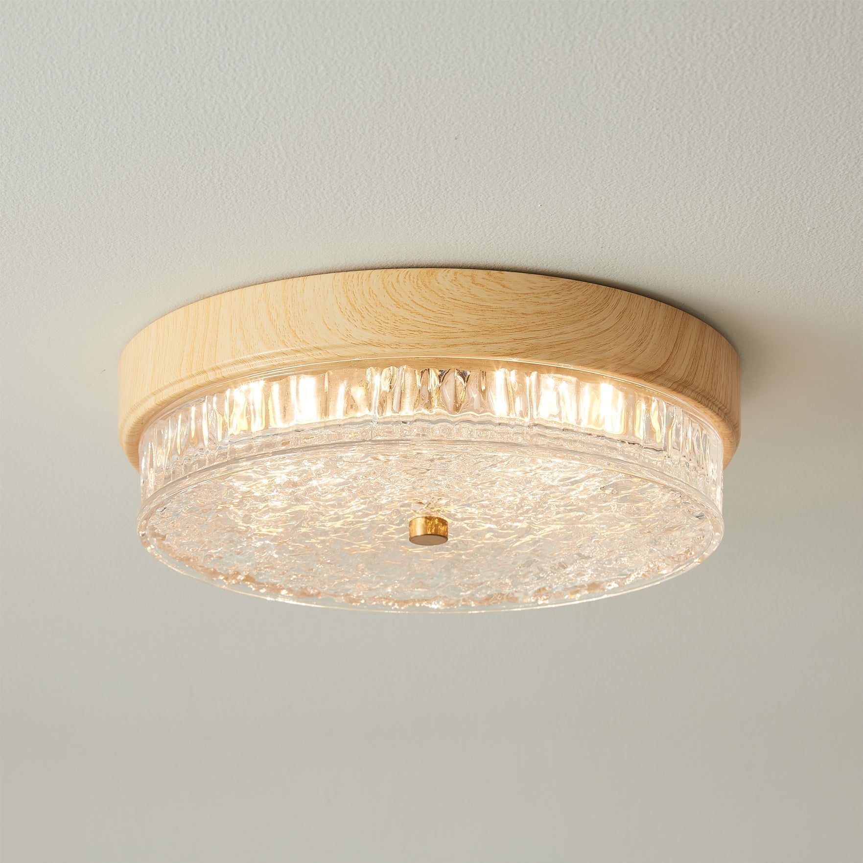 Plafonnier Design Moderne en Verre | Élégance Naturelle et Chaleur Intérieure