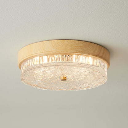 Plafonnier Design Moderne en Verre | Élégance Naturelle et Chaleur Intérieure