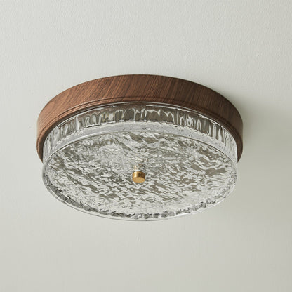 Plafonnier Design Moderne en Verre | Élégance Naturelle et Chaleur Intérieure