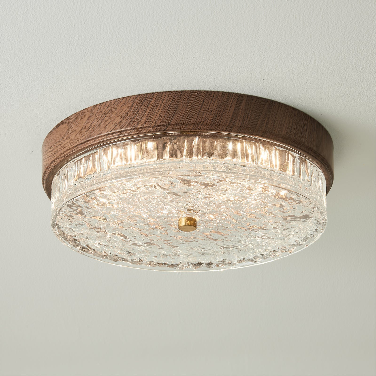 Plafonnier Design Moderne en Verre | Élégance Naturelle et Chaleur Intérieure