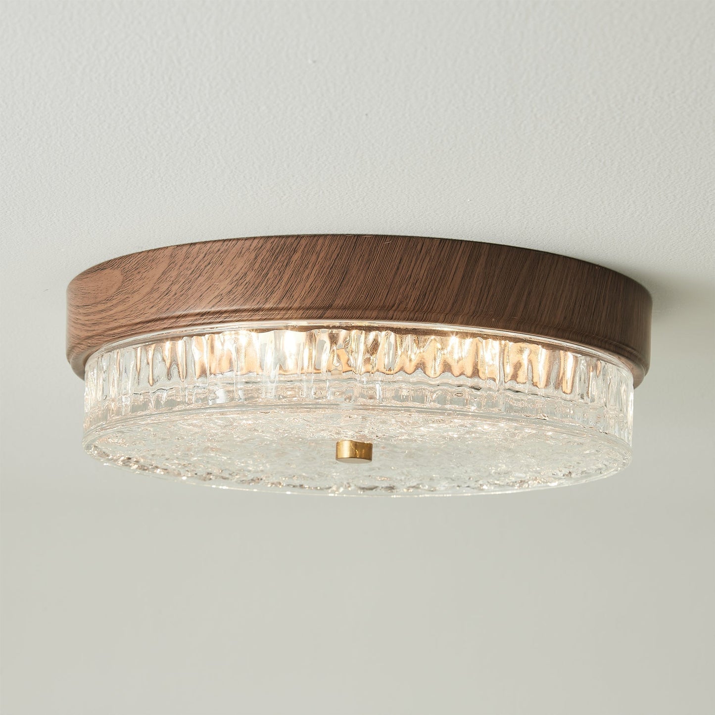 Plafonnier Design Moderne en Verre | Élégance Naturelle et Chaleur Intérieure