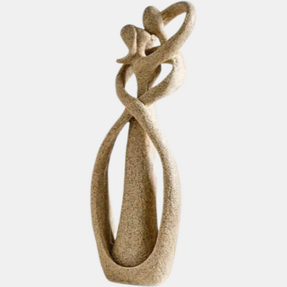 Sculpture d'Amour Abstraite | Élégance Intemporelle pour Décoration Intérieure