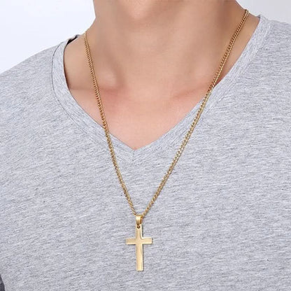 Collier en Acier Inoxydable pour Homme | Élégance Classique avec Chaîne Durable