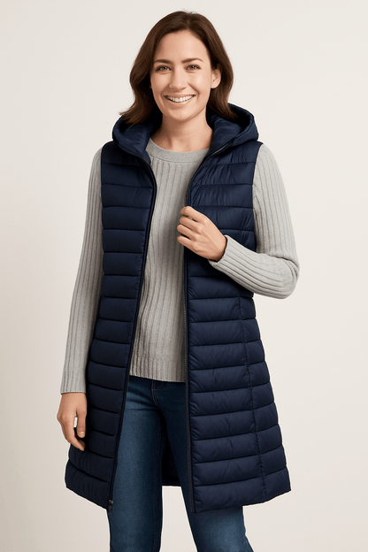Manteau d'hiver matelassé pour Femmes | Élégance et Confort avec Capuche