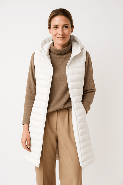 Manteau d'hiver matelassé pour Femmes | Élégance et Confort avec Capuche
