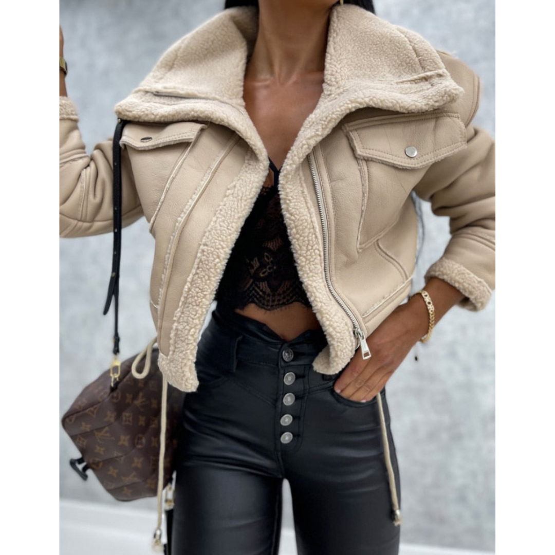 Veste Courte Isolée pour Femmes | Style Tendance pour Jours Froids