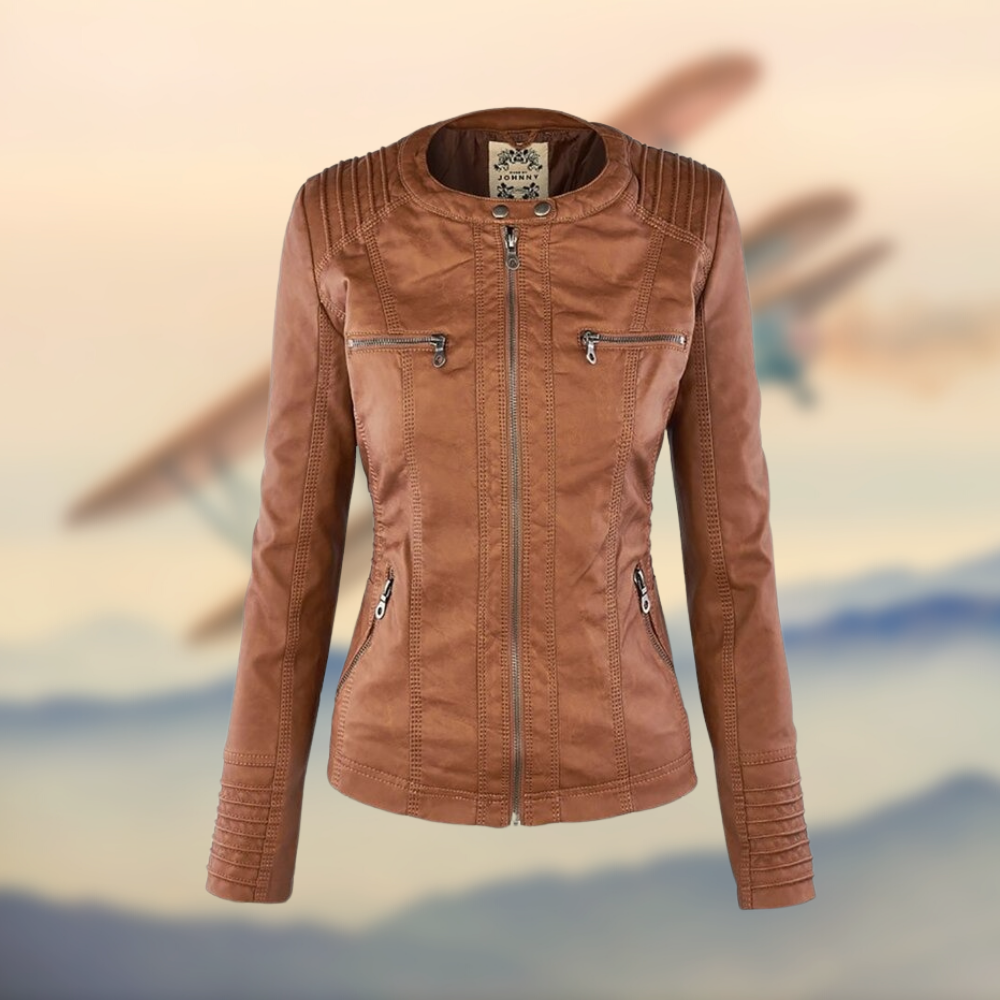 Veste en Cuir à Capuche pour Femmes | Élégante, Confortable et Fonctionnelle