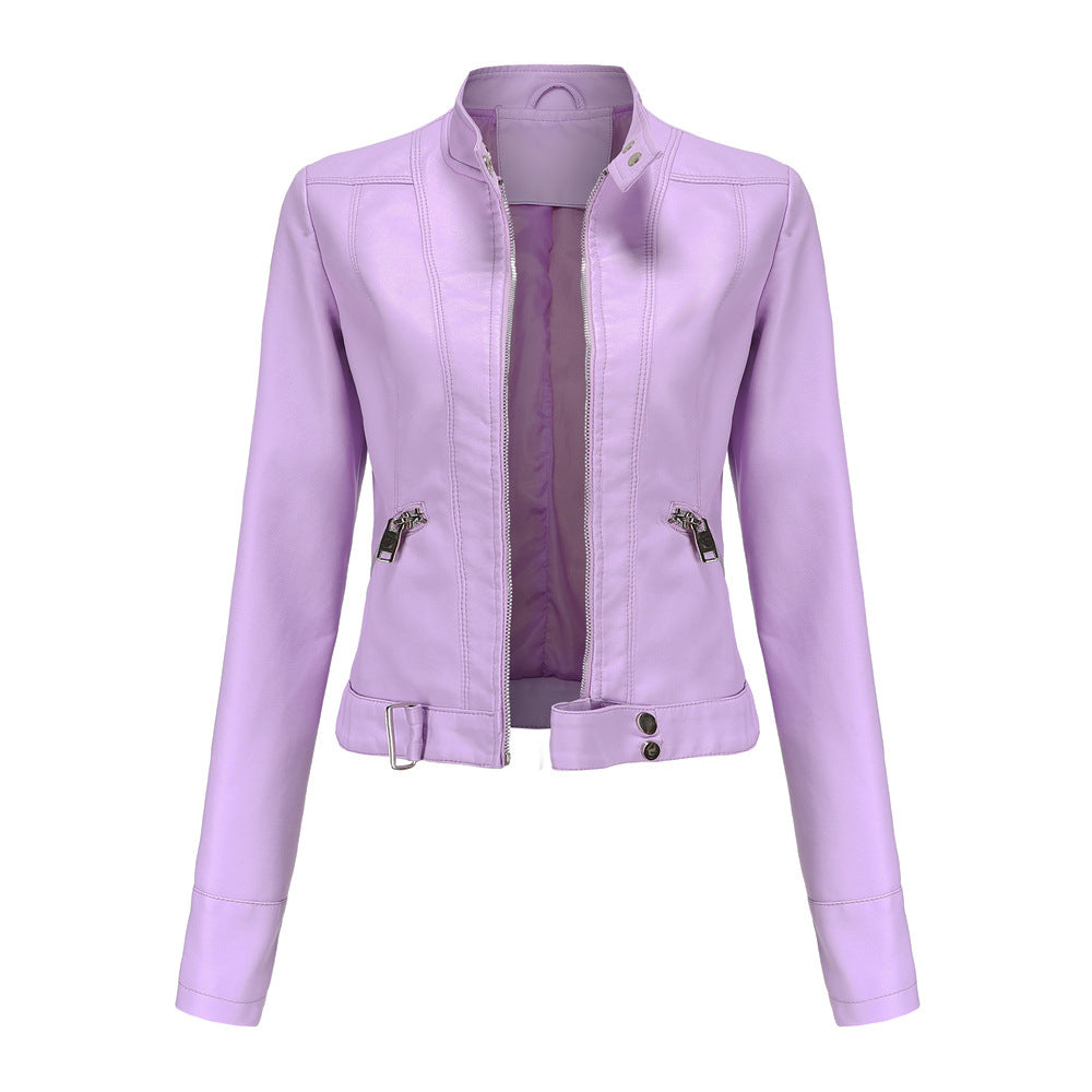 Veste en Cuir Ajustée pour Femmes | Élégance et Style Urbain Assuré