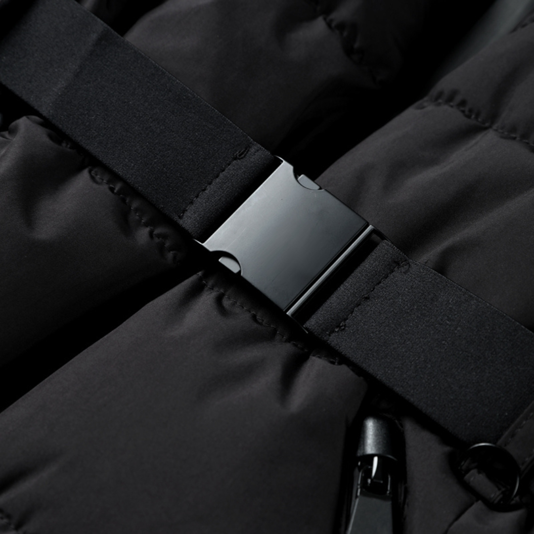 Veste Puffer Noire Étanche | Chaude et Élégante pour Femmes