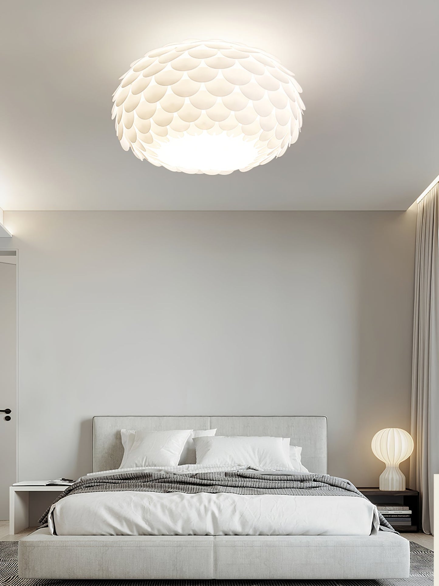 Plafonnier Éclairant Design Unique | Éclairage Atmosphérique et Chaud