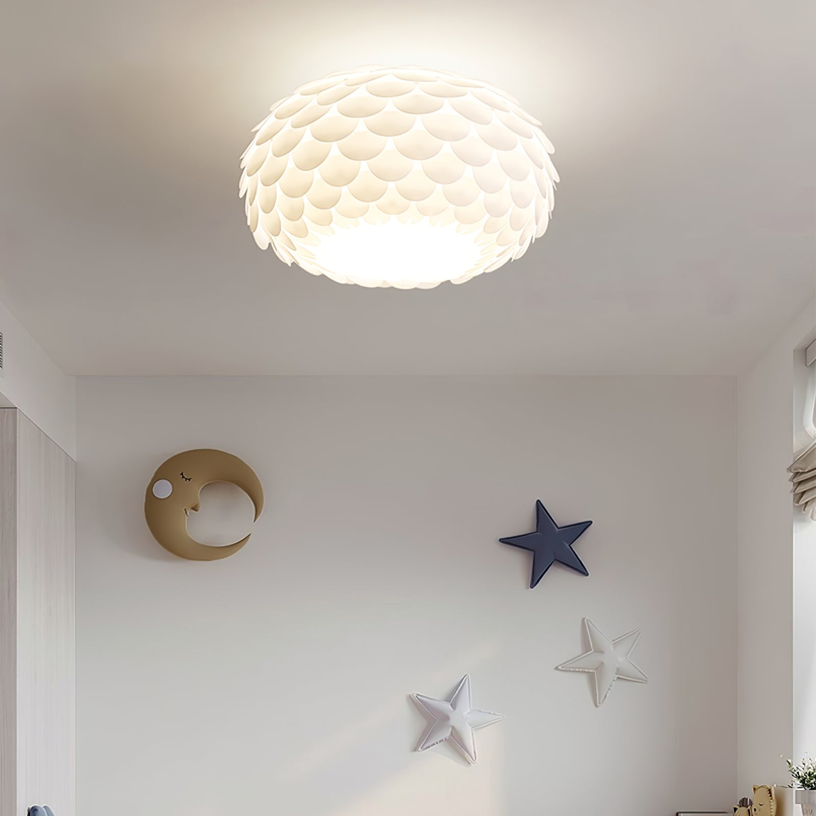 Plafonnier Éclairant Design Unique | Éclairage Atmosphérique et Chaud