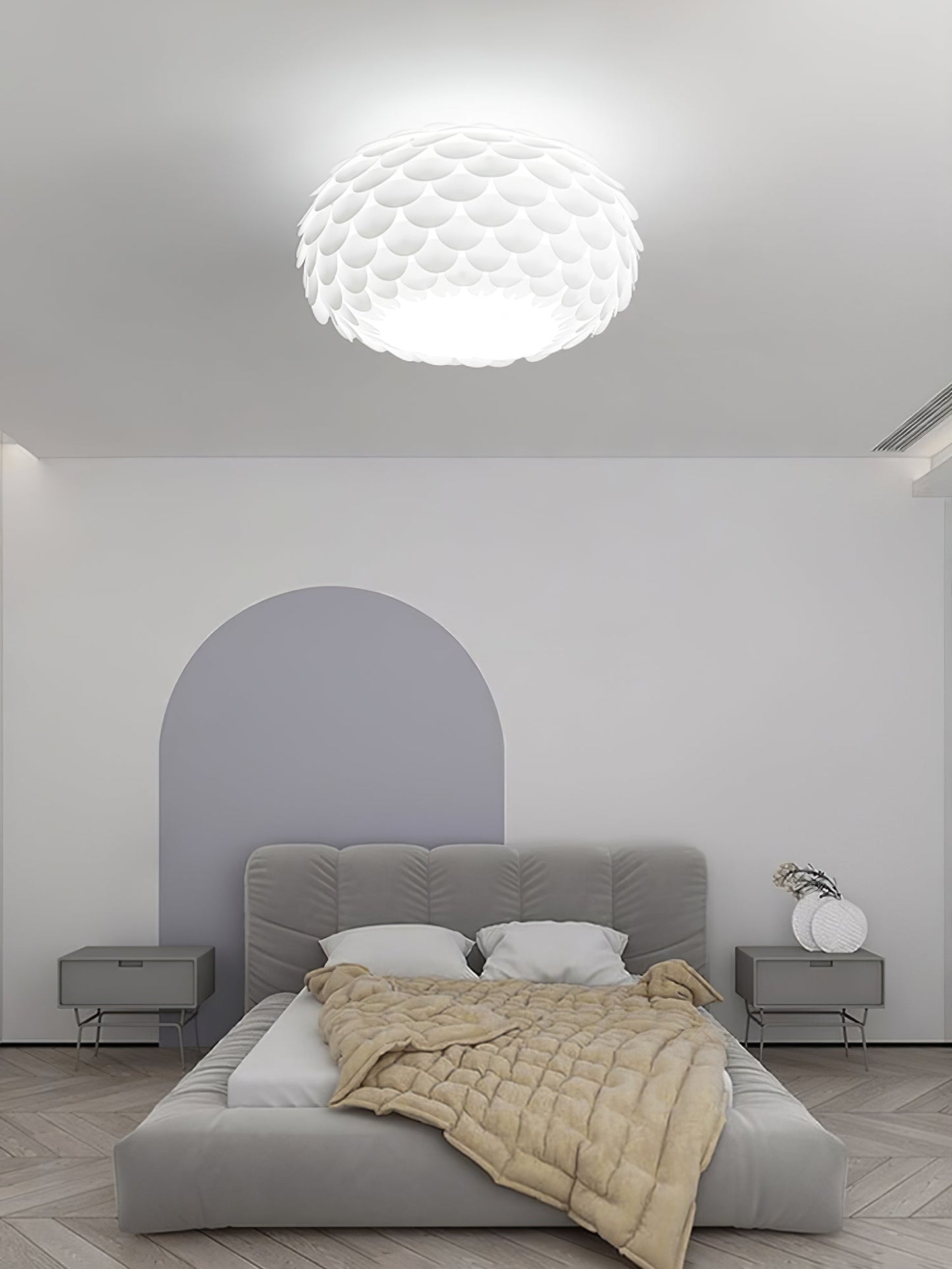 Plafonnier Éclairant Design Unique | Éclairage Atmosphérique et Chaud